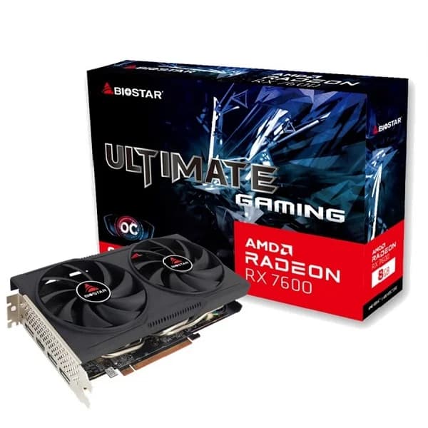 Carte Graphique BIOSTAR RX7600 8G GDDR6 - 1