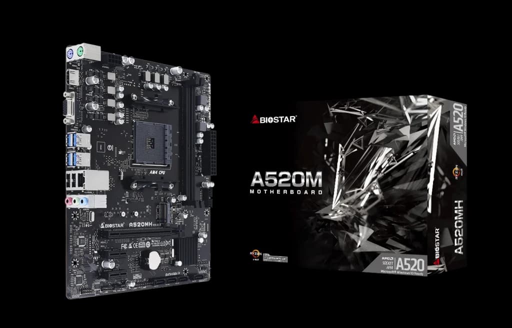 Carte Mère BIOSTAR AMD A520MHP DDR4