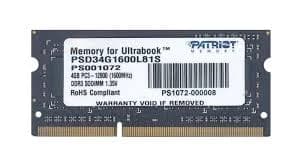 RAM Laptop DDR3 4G 12800 PATRIOT