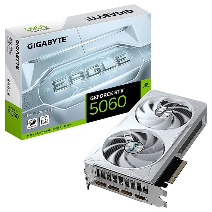 Carte Graphique GIGABYTE RTX5060 EAGLE OC ICE 8G GDDR7