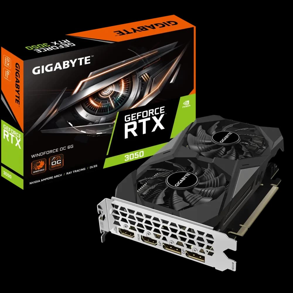 Carte Graphique GIGABYTE RTX3050 WindForce 6G OC V2