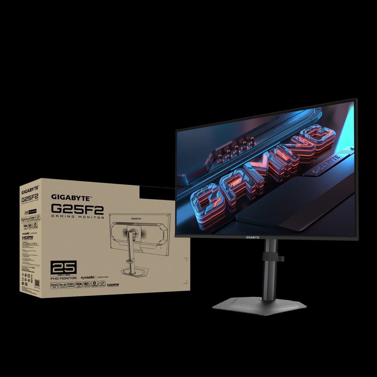 Écran GIGABYTE G25F2 200HZ 25 Speaker FHD 1MS