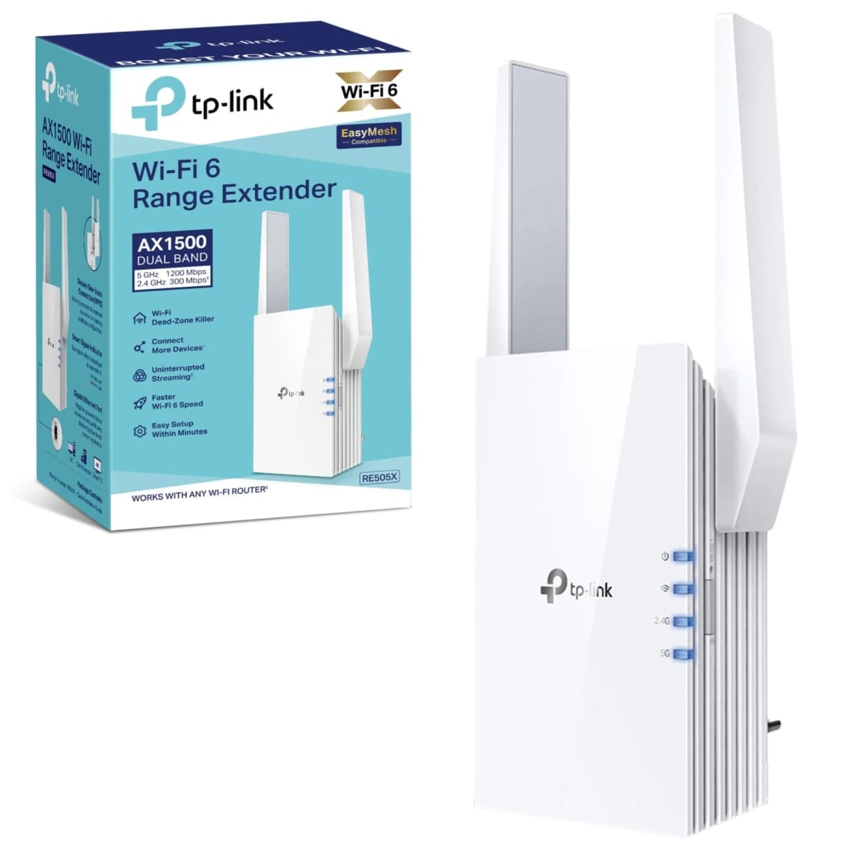 Point d’Accès TP-Link RE505X AX1500 WIFI6