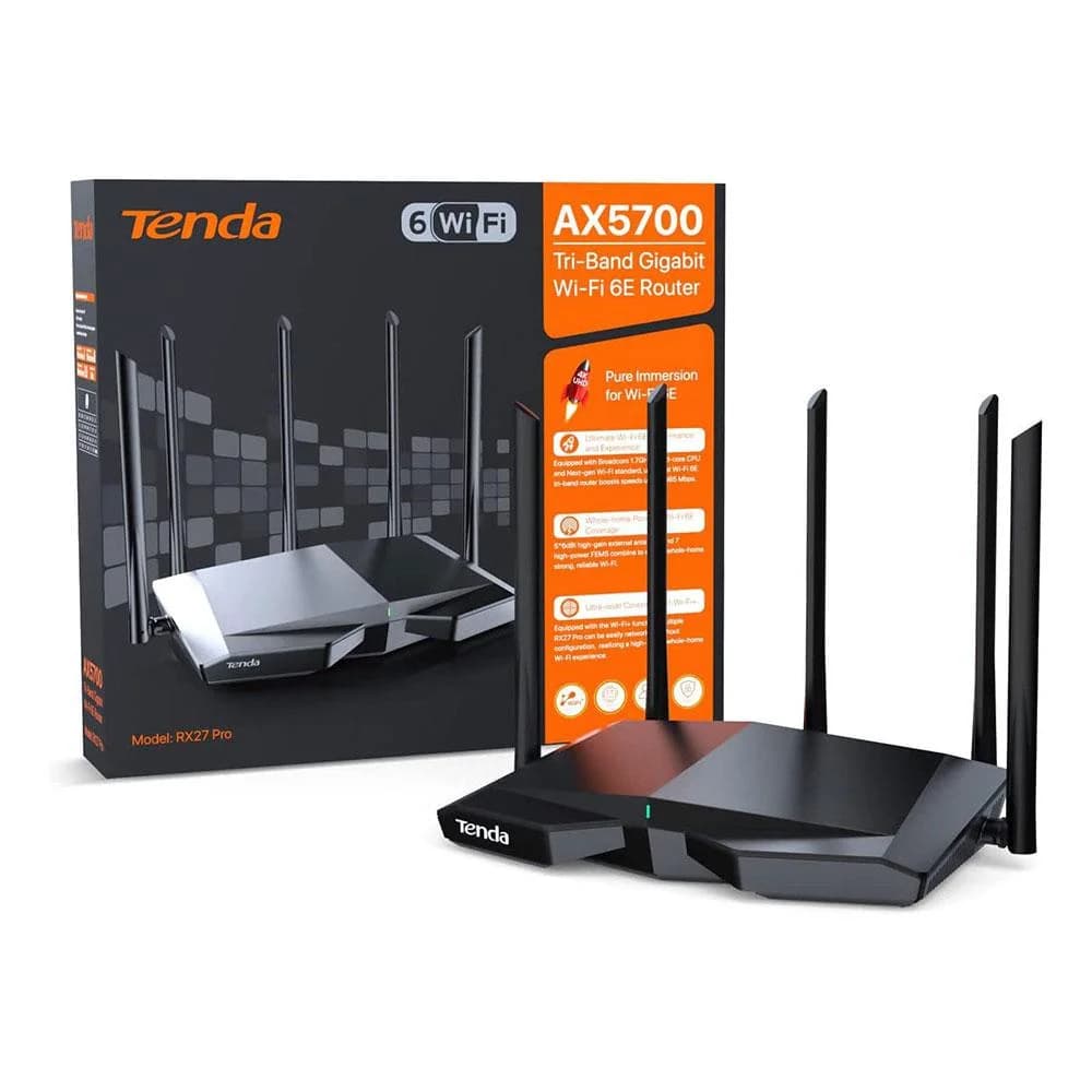 Modem TENDA V15 AX1500 WIFI6 VDSL/ADSL Gigabit - 1