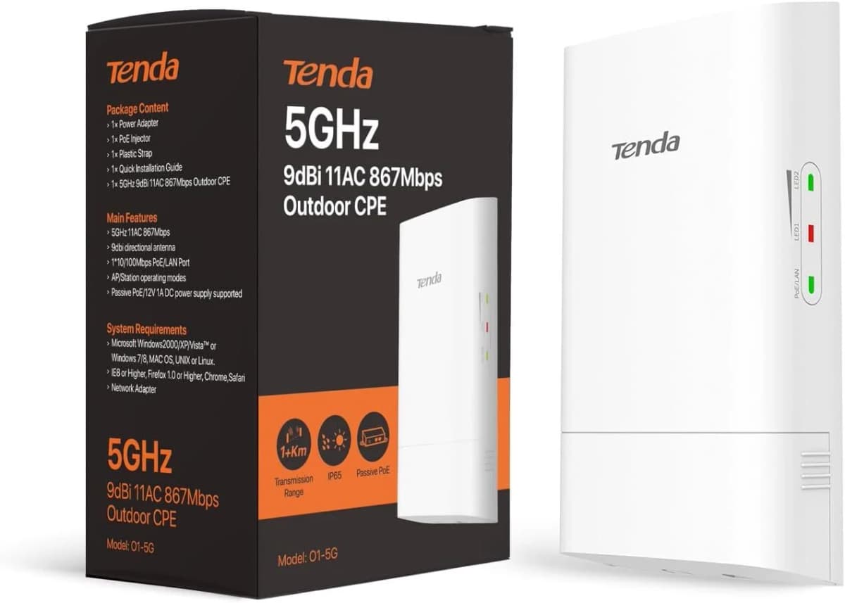 Point d’Accès TENDA Cpe O1 8DBI Outdoor 11AC 5GHZ - 1