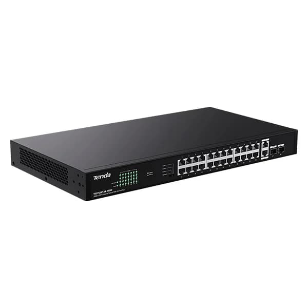 Switch Réseau TENDA 24P POE 26GE 2SFP TEG1128P 250W