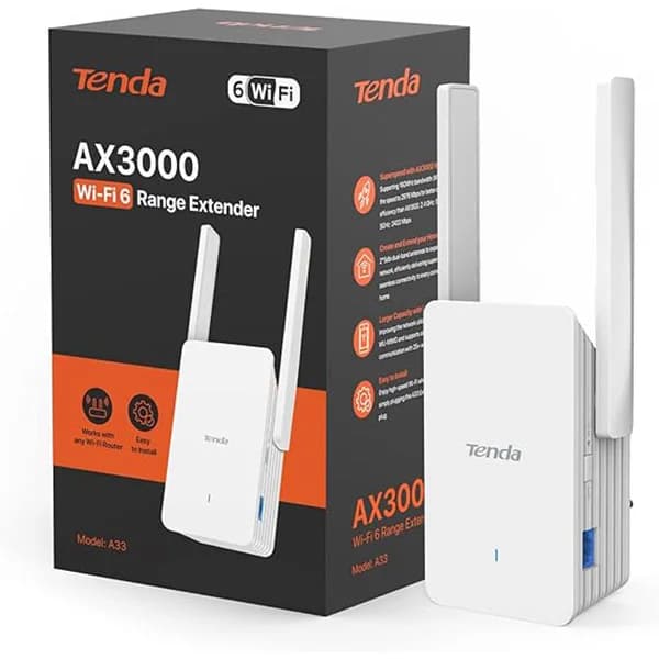 Point d’Accès TENDA A33 AX3000 Prise