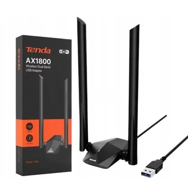 Clé WIFI TENDA AX1800 USB3 WIFI6 Dual Band U18A - 1