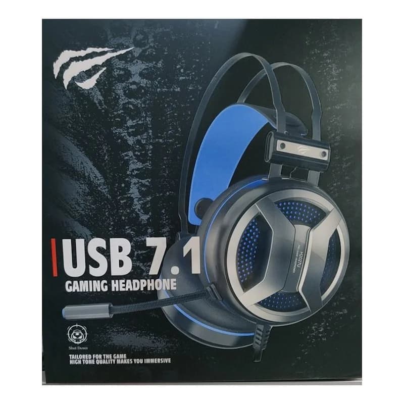 Casque HAVIT Gamer H2027U USB7.1 RGB Vibration - 1