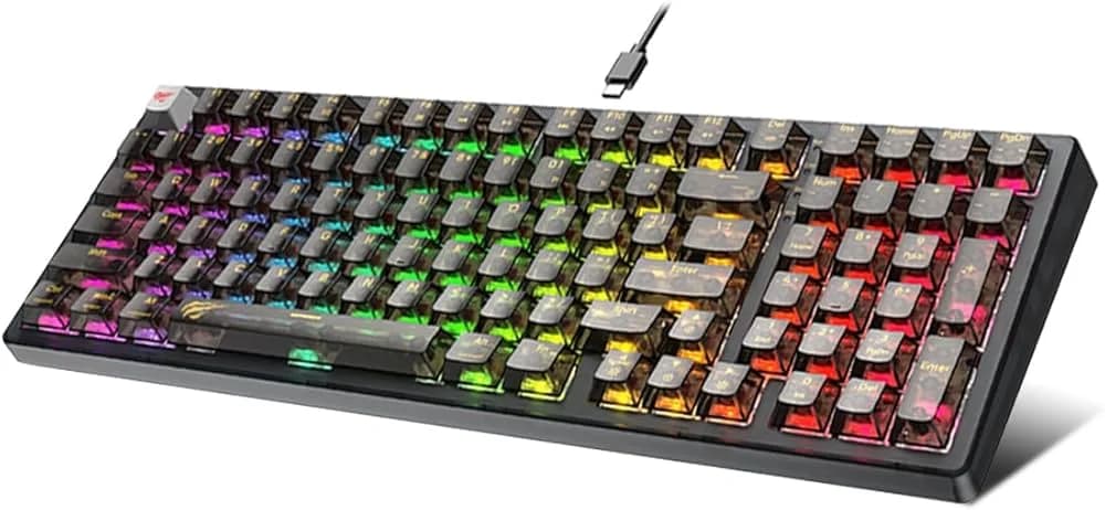 Clavier HAVIT Gamer Mécanique RGB KB875L 100% - 1