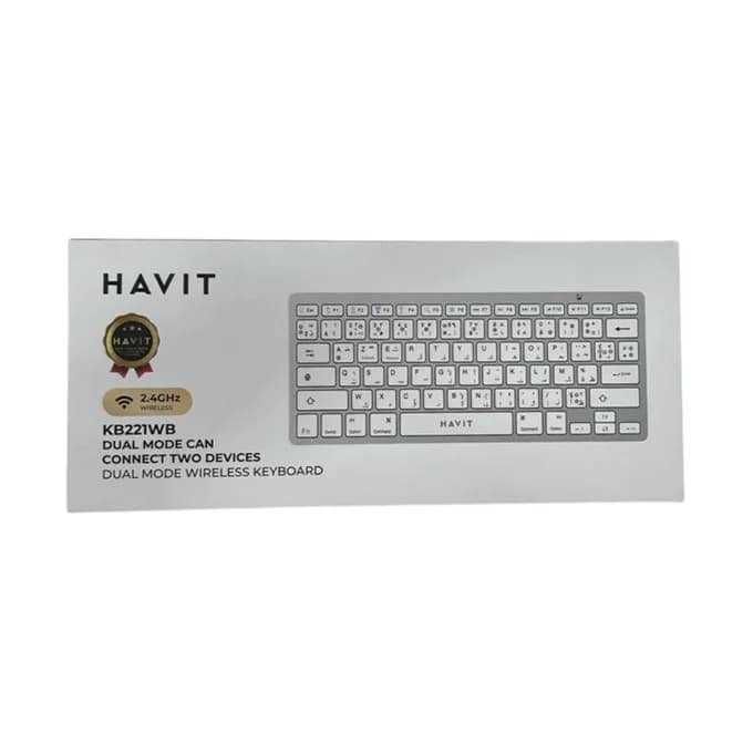 Clavier BT KB221WB 2.4G HAVIT - 1