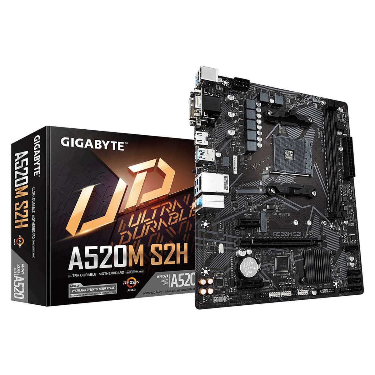 Carte Mère GIGABYTE A520M S2H DDR4