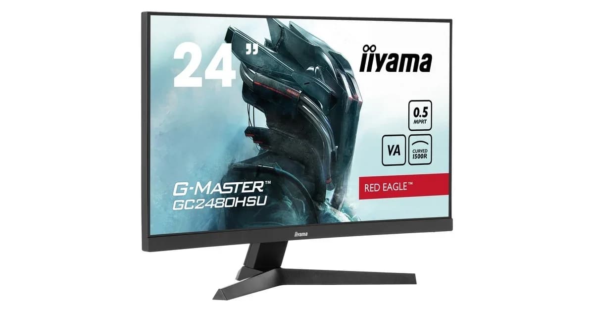 Écran G-Master GC2480HSU Iiyma 180HZ 1500R Curved 0.5MS - 1
