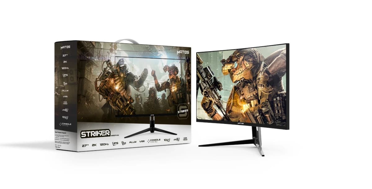 Matos Striker (Pre-Order) HDR400 Fast IPS 120hz with  ALLM for PS5 and Series S/X - 1