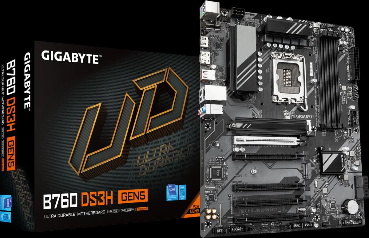 Carte Mère GIGABYTE B760 DS3H GEN5 14GEN DDR5