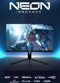 Écran MATOS 32 Neon MSG324K 4K 160HZ Ajustable Stand thumbnail 2