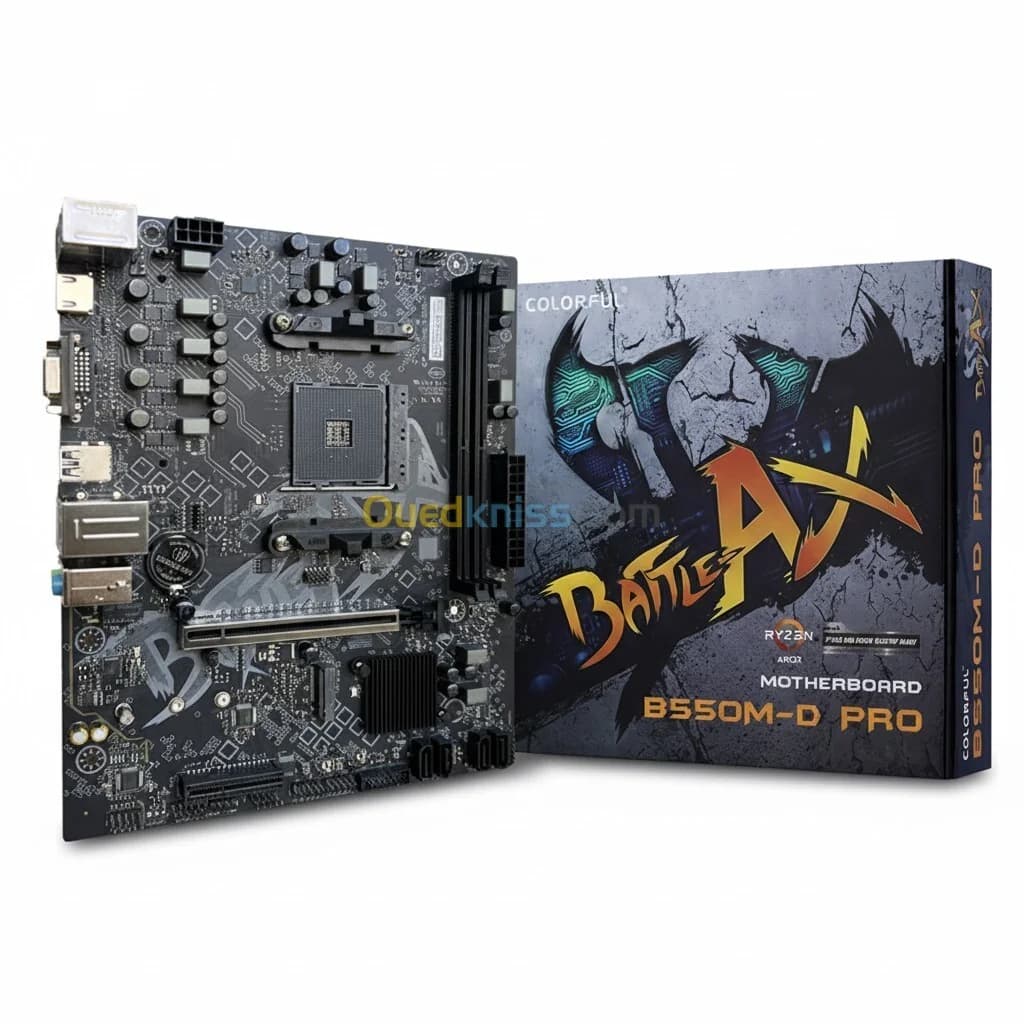 Carte Mère COLORFULL B550M D PRO AM4 DDR4 Battle AX - 1