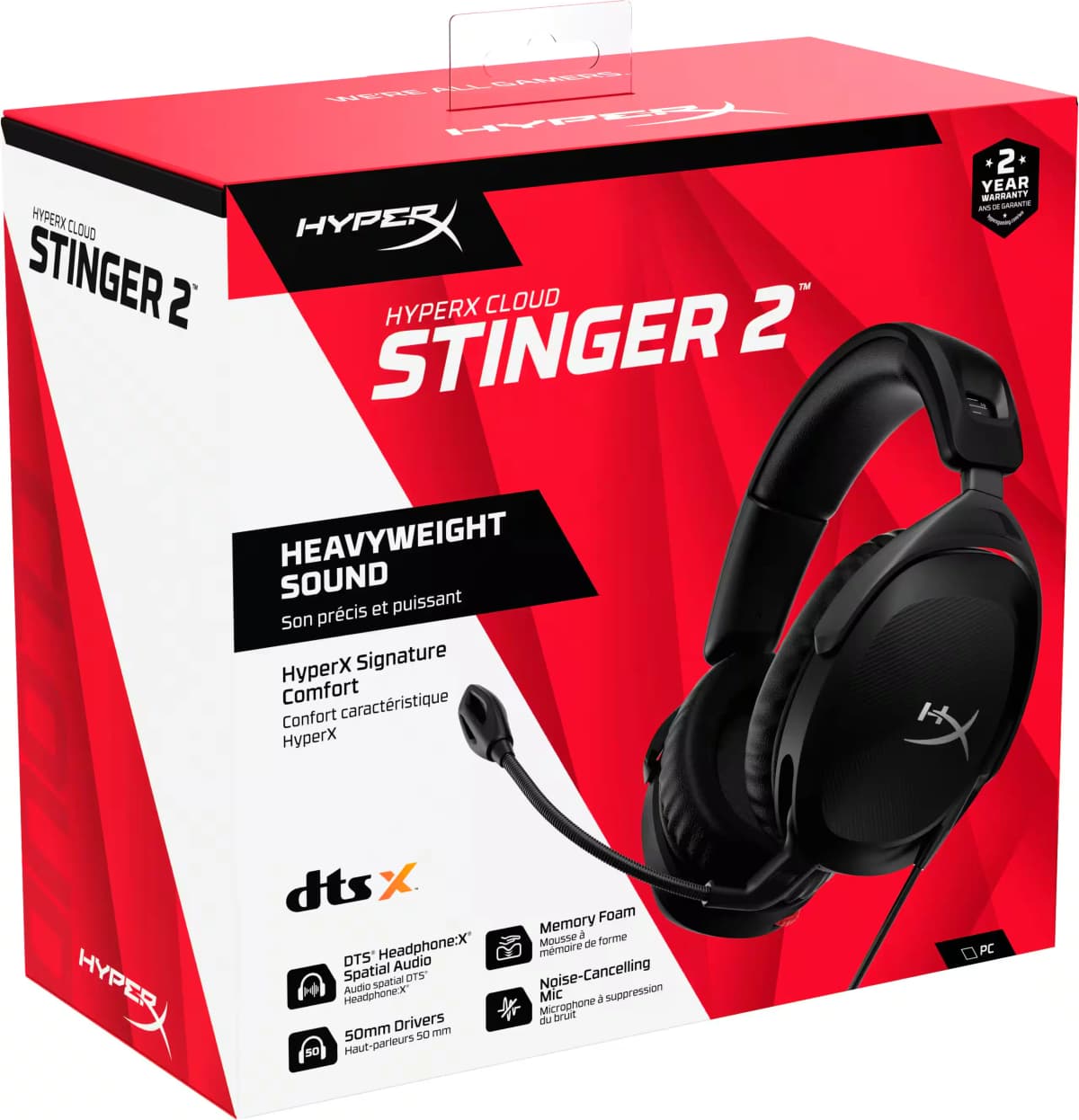 Casque HYPERX Stinger 2 Core Compatible Avec Console