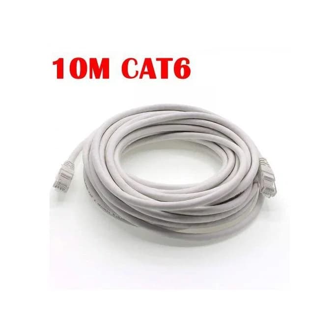 Cable Reseau Cat E6 10m - 1