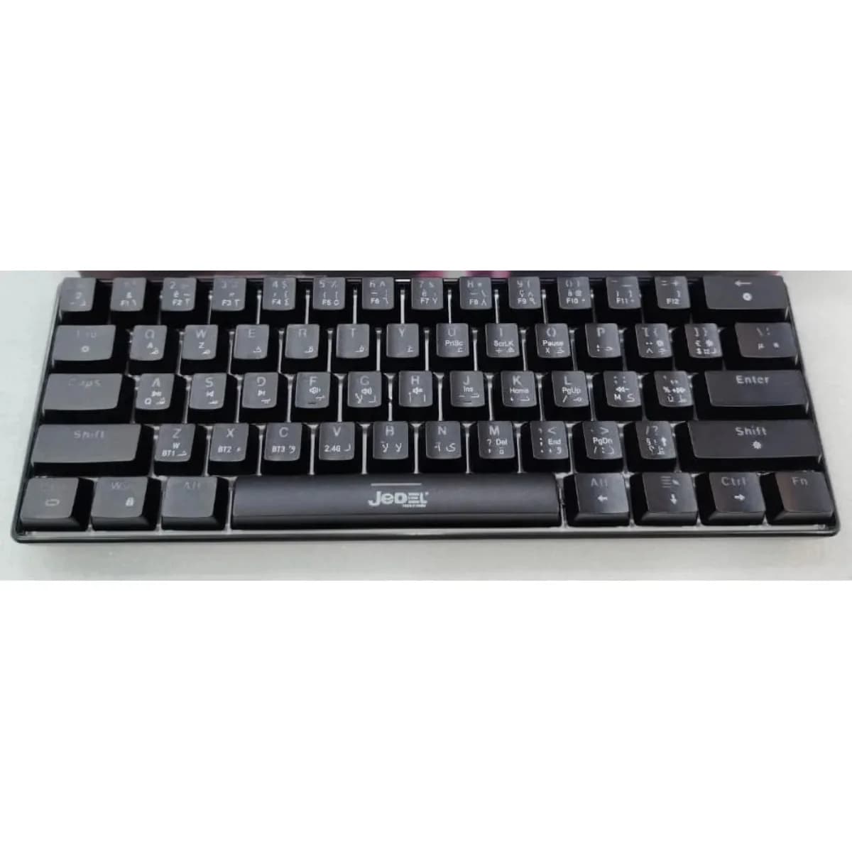 Clavier Jedel Gaming Mechanique Kl61 Black Red Switch