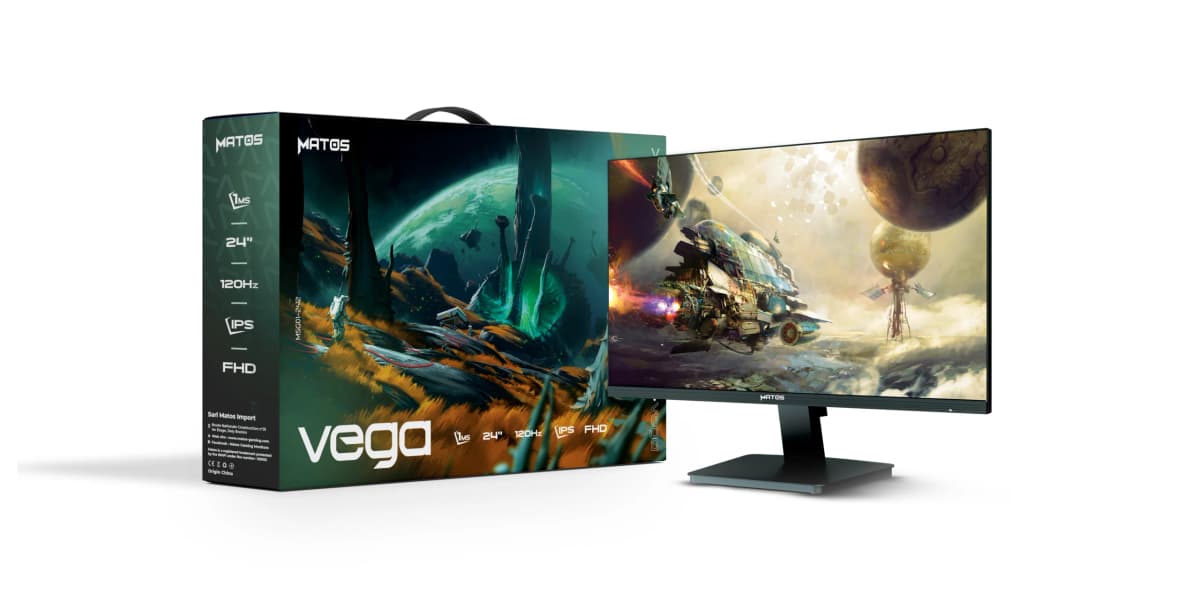 Écran MATOS 24" Vega MSG01 2412 120HZ 1MS Fast IPS FHD